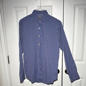 Peter Millar Checkered Button Down w/ Custom Monogram (Not Available In Stores)